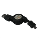 Image de Retractable USB AM to Micro 5P Data/Charging Cable