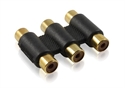 3RCA Female to Female Adapter の画像