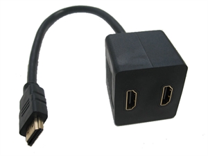 HDMI male to female splitter cable の画像