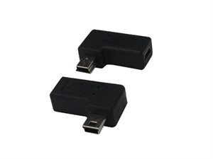 Picture of Usb2.0 mini 5p male to female Adapter-90 degree