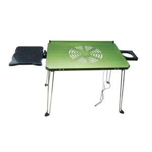 Laptop table with mouse pad