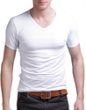 Image de mens slim fit cutting bamboo fiber t shirt