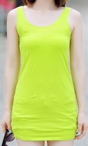Picture of ladies neon colour singlet