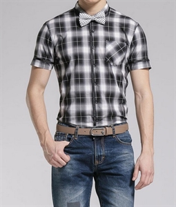 Image de mens checked casual shirt