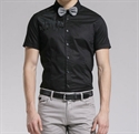 Mens black color casual shirt