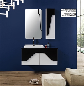 Image de 2013 new wood modern bathroom cabinet vanity FS1303
