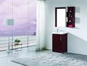 Image de 2013 new double sink veneer lowes sink euro style bathroom cabinets vanity NT001b