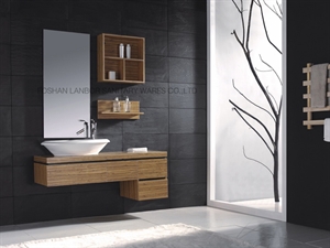 Picture of Economy Modern Wooden Veneer Bathroom Vanity NT012