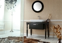 LANBOR Latest design vessel sink floor standing lows decorative bathroom vanity cabinets FS073 の画像