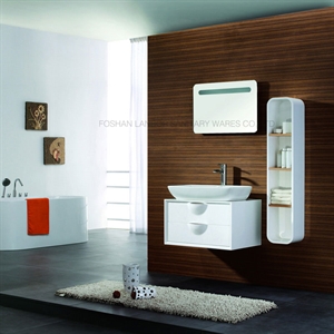 LANBOR Modern Fashion Italian Wooden Bathroom furniture FS005