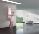 (LANBOR)Floor Stand Single Door Modern PVC Bathroom mirror cabinet FS011 の画像