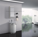 Flooring Stand Single Slim Modern PVC Bathroom Cabinet FS034A の画像