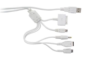 Picture of PSP/GBA/SP/NDS/NDSL 5in1 Power  Date Cable