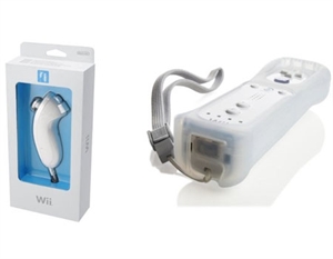 Picture of Wii Nunchuck  Remote Controller Set