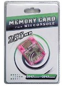 256MB memory card for Wii の画像