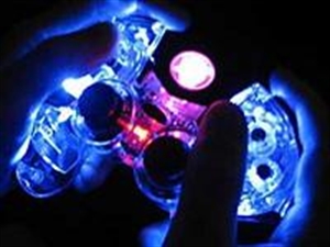 Illuminated joypad  enhance the joy of playing games.
