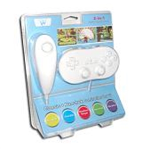 Image de wii 2 in 1 Classic+Nunchuk controller