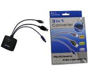 Image de PS2/X-BOX/USB 3 in 1 converter