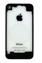 iPhone 4 Back Housing Transparent Black