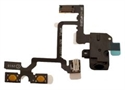 Earphone Jack Power Volume Switch Flex Cable for iphone4g