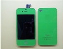 iphone4s blue lcd +touch screen +back cover の画像
