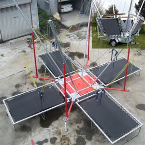 Picture of mobile bungee trampoline