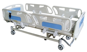 Image de Max Height Adjustment 750mm Electric ICU Hospital Hi Lo Beds With 3-Functions