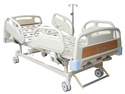 Picture of 4 Section Guardrail 2 Cranks Manual Hospital Beds 10-Part Steel Bedboards
