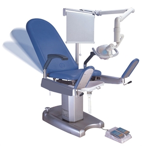 Picture of Easy Moved And Fixed Electric Gynecology Examination Obstetric Delivery Bed