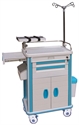 Picture of With Oxygen Tank Holder ABS Medical Trolleys For Hospital Emergency