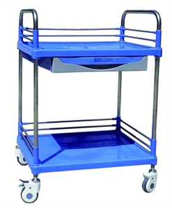 ABS Steel-Plastic Medical Trolleys With Dual-Panel Construction の画像