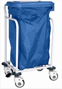 Image de Easy Move Steel Frame Medical Linen Changing / Nursing Trolley / Cart
