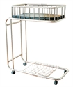 Movable Stainless Steel Hospital Baby Crib Weight Load 60kgs   800 X 500 X 610mm