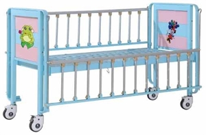 1-Part Bedboard Hospital Baby Crib With Full Length Steel Side Rails ( Load 250kg )