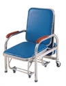 Image de 4pcs Wheels Folding Hospital Furniture Chairs With Stainless Steel Frame