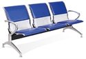 Image de Three Seat Public Waiting Chair   Powder Coated Finished Hospital Furniture Chairs