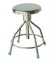Image de Stainless Steel Doctor Stool Hospital Furniture Chairs Without Backrest