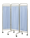 Image de Patient Bed Side Screen 3 Folding Medical Hospital Furniture Ward Equipment
