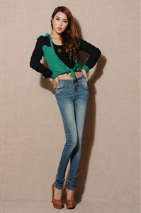 Time Limtted Hot Sale Woman Jeans W010 の画像