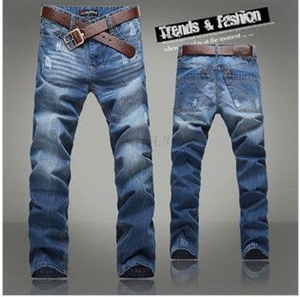 Изображение Time Limitted Wholesale Classic Man Straight Jeans 9806