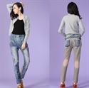 Image de Wholesale 2013 New Blue Color Casual Woman Skinny Jeans G112