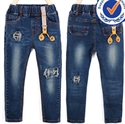 2013 new arrival fashion design 100 cotton fashion child jeans pants CP006