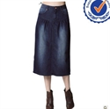Picture of 2013 new arrival fashion design 100 cotton fashion lady jeans skirt JK013