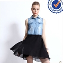 Image de 2013 new arrival fashion design 100 cotton fashion lady jeans skirts JK009