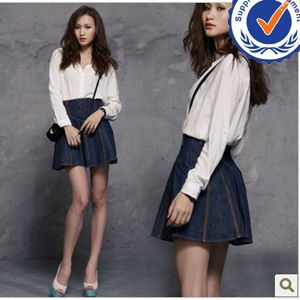Picture of 2013 new arrival fashion design wholesale jeans skirts for woman GK003