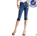 Image de 2013 new arrival fashion design 100 cotton fashion lady capri jeans LJ034