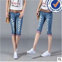 Image de 2013 new arrival fashion design wholesale capri jeans for woman LC009