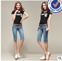 Image de 2013 new arrival fashion design wholesale capri jeans for woman LC008