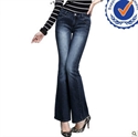 Picture of 2013 new arrival fashion design 100 cotton fashion lady flare jeans LJ030