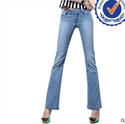 Image de 2013 new arrival fashion design 100 cotton fashion lady flare jeans LJ026